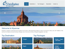 Tablet Screenshot of christopher-myanmar.com